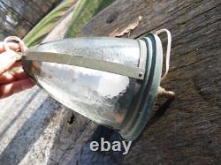 Antique Vtg Arts & Crafts Porch Light Sconce Lantern Outside Exterior Fixture