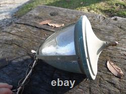 Antique Vtg Arts & Crafts Porch Light Sconce Lantern Outside Exterior Fixture