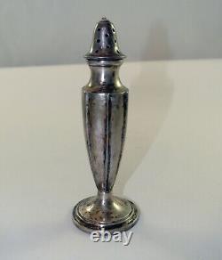 Antique Vtg. International W Sterling Silver Oil Burning Lamp Kerosene Short 209