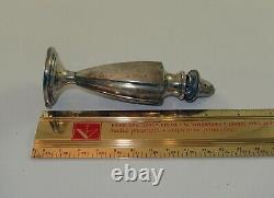 Antique Vtg. International W Sterling Silver Oil Burning Lamp Kerosene Short 209