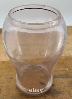 Antique WALTON MFG CO. N. Y. Tubular lantern globe RARE Hotblast