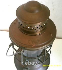 Antique WW 1 Perko Ship's Brass Marine Lantern