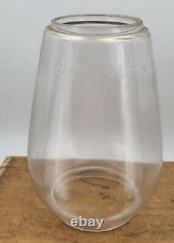 Antique Washington coldblast globe (Gray & Dudley hardware) tubular lantern