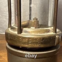 Antique Wolf Safety Miner's Lantern W. M. Morris Sheffield