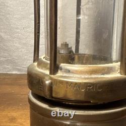 Antique Wolf Safety Miner's Lantern W. M. Morris Sheffield