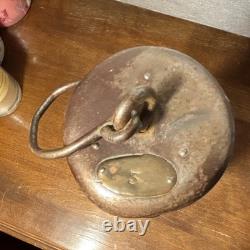 Antique Wolf Safety Miner's Lantern W. M. Morris Sheffield
