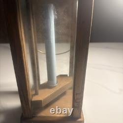 Antique Wooden Glass Lantern- Estate Sale Find from Historic Colonial Home