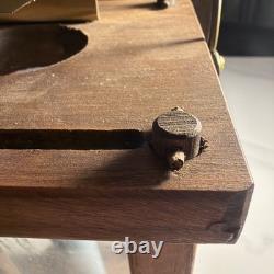 Antique Wooden Glass Lantern- Estate Sale Find from Historic Colonial Home