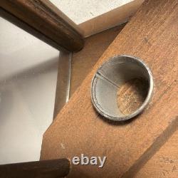 Antique Wooden Glass Lantern- Estate Sale Find from Historic Colonial Home