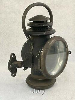 Antique early Carriage Coach Buggy Kerosene Lamp Lantern withbracket SOLAR