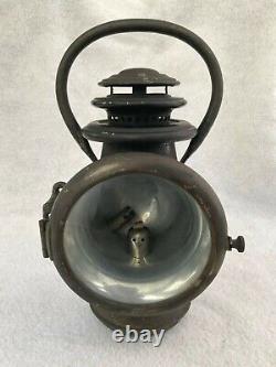 Antique early Carriage Coach Buggy Kerosene Lamp Lantern withbracket SOLAR