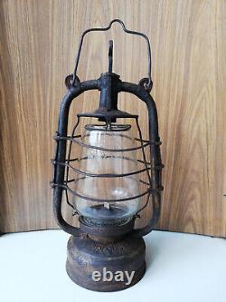 Antique kerosene lantern FROWO 105 Germany glass Feuerhand