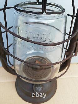 Antique kerosene lantern FROWO 420 Germany original glass Old Retro lamp