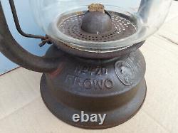 Antique kerosene lantern FROWO 420 Germany original glass Old Retro lamp