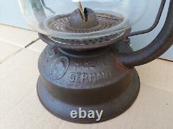 Antique kerosene lantern FROWO 420 Germany original glass Old Retro lamp