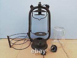 Antique kerosene lantern FROWO 420 Germany original glass Old Retro lamp