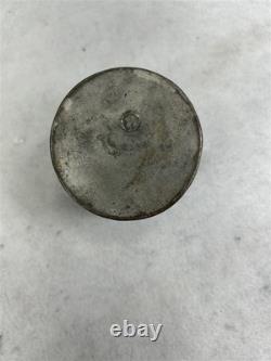 Antique lamp lantern whale oil with tidy/ wick pick early 18th, 19th c original