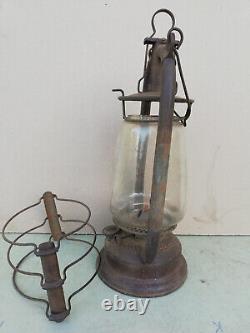 Antique lantern FROWO 435 Germany with safety grid