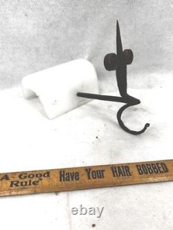 Antique lantern lamp hook stick peg iron early sticking tommy 18th c original