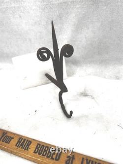 Antique lantern lamp hook stick peg iron early sticking tommy 18th c original
