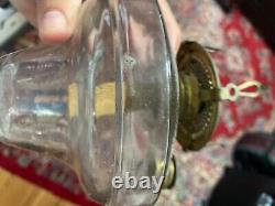 Antique oil lantern set glass oil lamps