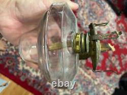 Antique oil lantern set glass oil lamps