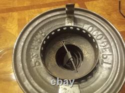 Antique railroad Lantern, P&R. Rr Phily And Reading Stamp. LOCO. DEPT. Locomotive