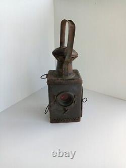 Antique rare, signal, railway kerosene lantern, USSR, Collectible