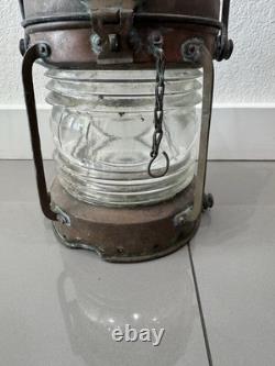 Antique ship anchor oil lantern Lamp Maritime Nautical