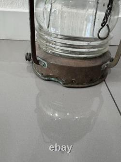 Antique ship anchor oil lantern Lamp Maritime Nautical