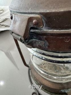 Antique ship anchor oil lantern Lamp Maritime Nautical