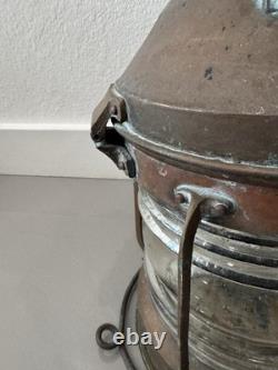 Antique ship anchor oil lantern Lamp Maritime Nautical