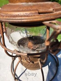 Antique switchman lantern