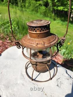 Antique switchman lantern