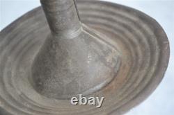 Antique tin whale oil lamp lantern with wick pick 18th/19th sit carry original