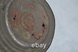 Antique tin whale oil lamp lantern with wick pick 18th/19th sit carry original