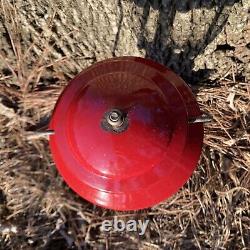 Antique vintage 1965 Coleman Model 200A Red Single Mantle Lantern USA