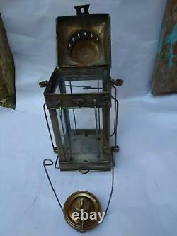 Antique vintage nautical 11 Iron lamp lantern home decor gifted Item