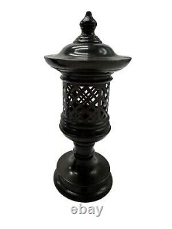 Antiques/Vintage 2 Unique Ancient Bronze Lantern Japan 19th 20th Century Rare