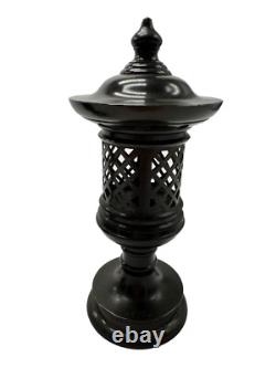 Antiques/Vintage 2 Unique Ancient Bronze Lantern Japan 19th 20th Century Rare