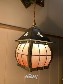 Arts & Crafts Lantern, Vintage Pendant Light