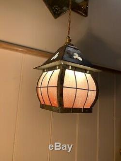 Arts & Crafts Lantern, Vintage Pendant Light