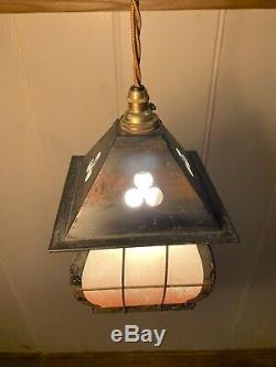 Arts & Crafts Lantern, Vintage Pendant Light