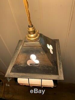 Arts & Crafts Lantern, Vintage Pendant Light