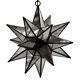 As Is 15 Inch Antique Mirror Glass Star Lantern (#24) 50% Off