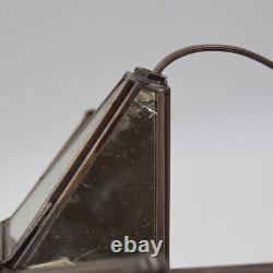 As Is 15 Inch Antique Mirror Glass Star Lantern (#24) 50% Off
