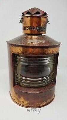 Bakboord Vintage Nautical Dutch Copper Lantern Light Excellent condition