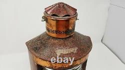 Bakboord Vintage Nautical Dutch Copper Lantern Light Excellent condition