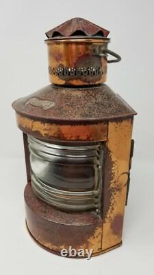 Bakboord Vintage Nautical Dutch Copper Lantern Light Excellent condition
