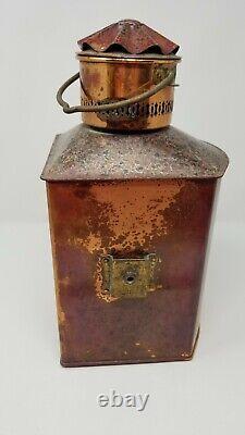 Bakboord Vintage Nautical Dutch Copper Lantern Light Excellent condition